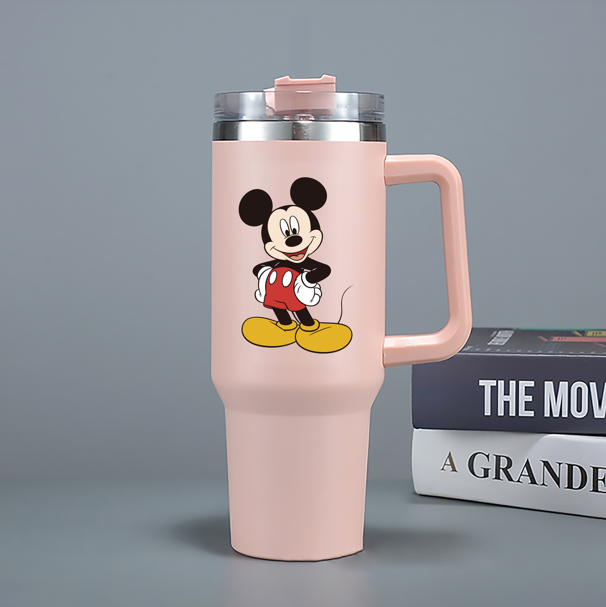 （画像用） ミッキーマウス Mickey Mouse 1200mL車用タンブラー（カラープリント）